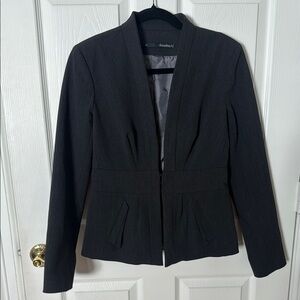 ANNARITA M women’s dark gray blazer size 44 (large)